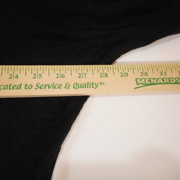 Garnet Hill Women's M Organic Linen Monroe Top Embroidered Black Dolman Sleeve - Picture 5 of 9